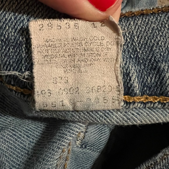 VINTAGE Y2K Levi's 515 Low Rise Stretch Stone Wash Bootcut Jeans Size 10 Long - Picture 8 of 11